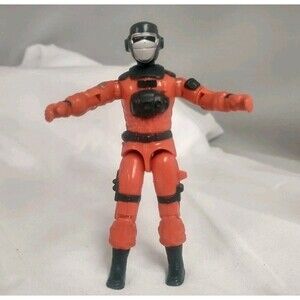 Figurine Gi Joe Hasbro 1985 BARBECUE (v1) FIRE FIGHTER Loose Knee Joints